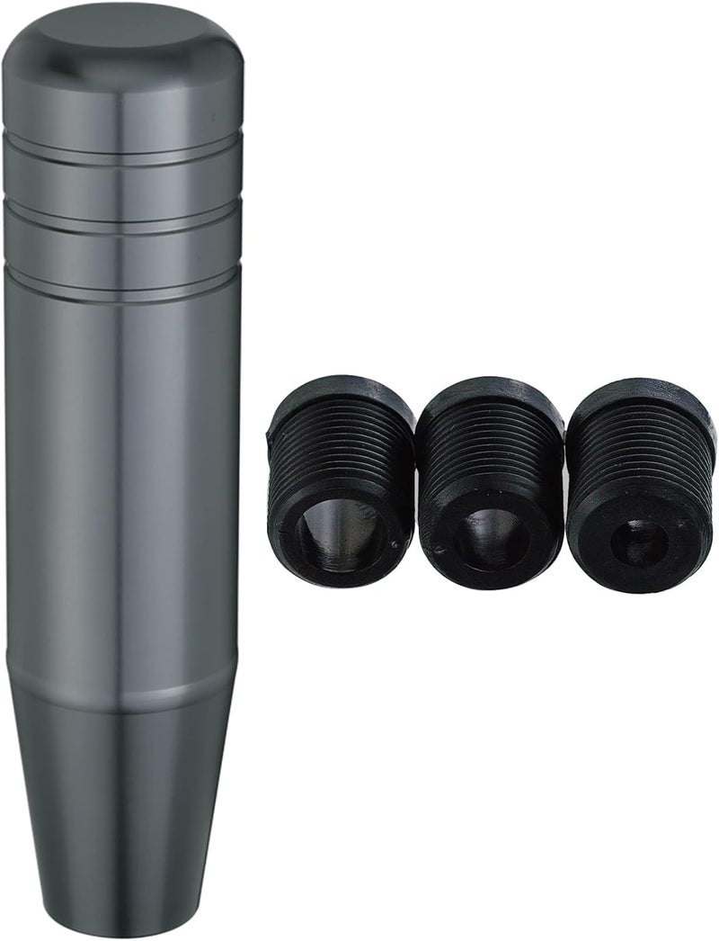 Abfer 5" Heavy Weighted Shift Knob,Car Aluminum Alloy Gear Stick Lever Shifter Handle Knobs Fit Most Automatic Manual Vehicle (Gray) - Image 5